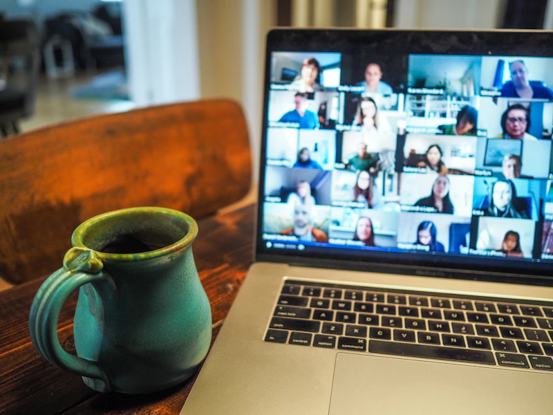 Secure laptop setup in a home office