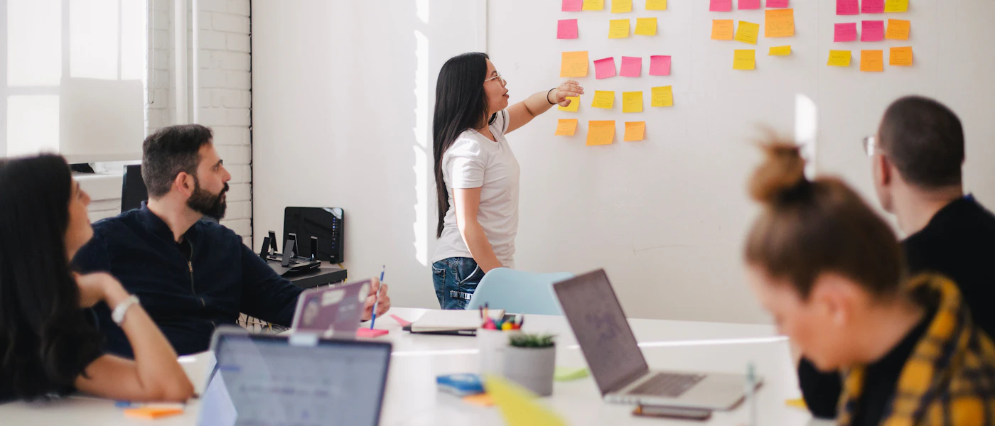 Strategic planning workspace with technology